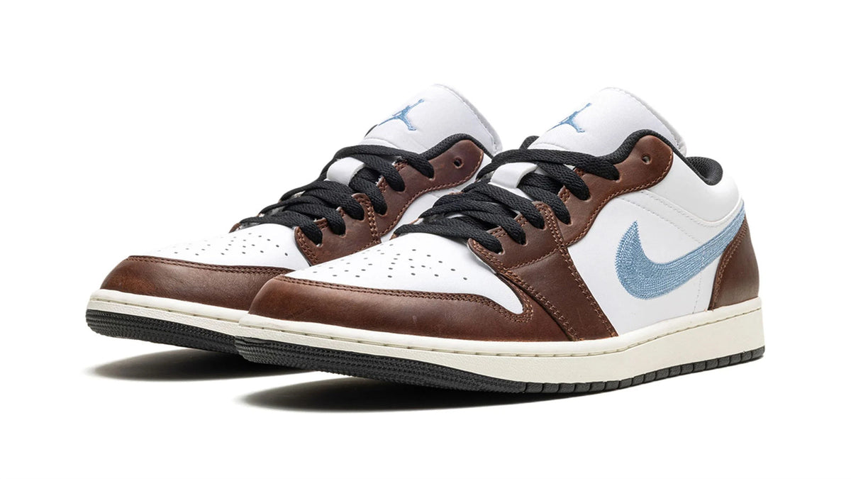 Air Jordan 1 Low SE "Embroidered Swoosh - Mocha"-J-Shoes-1-Laren Fete-Laren Fete