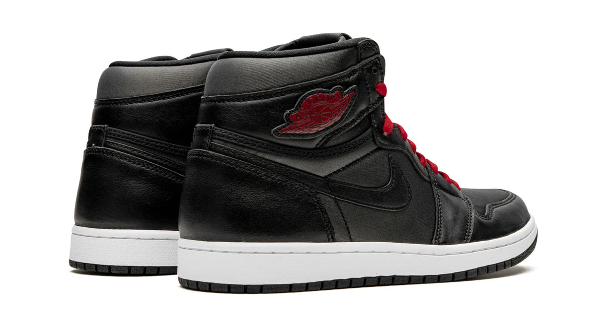 Air Jordan 1 Retro High OG "Black Satin/Gym Red"-J-Shoes-1-Laren Fete-Laren Fete