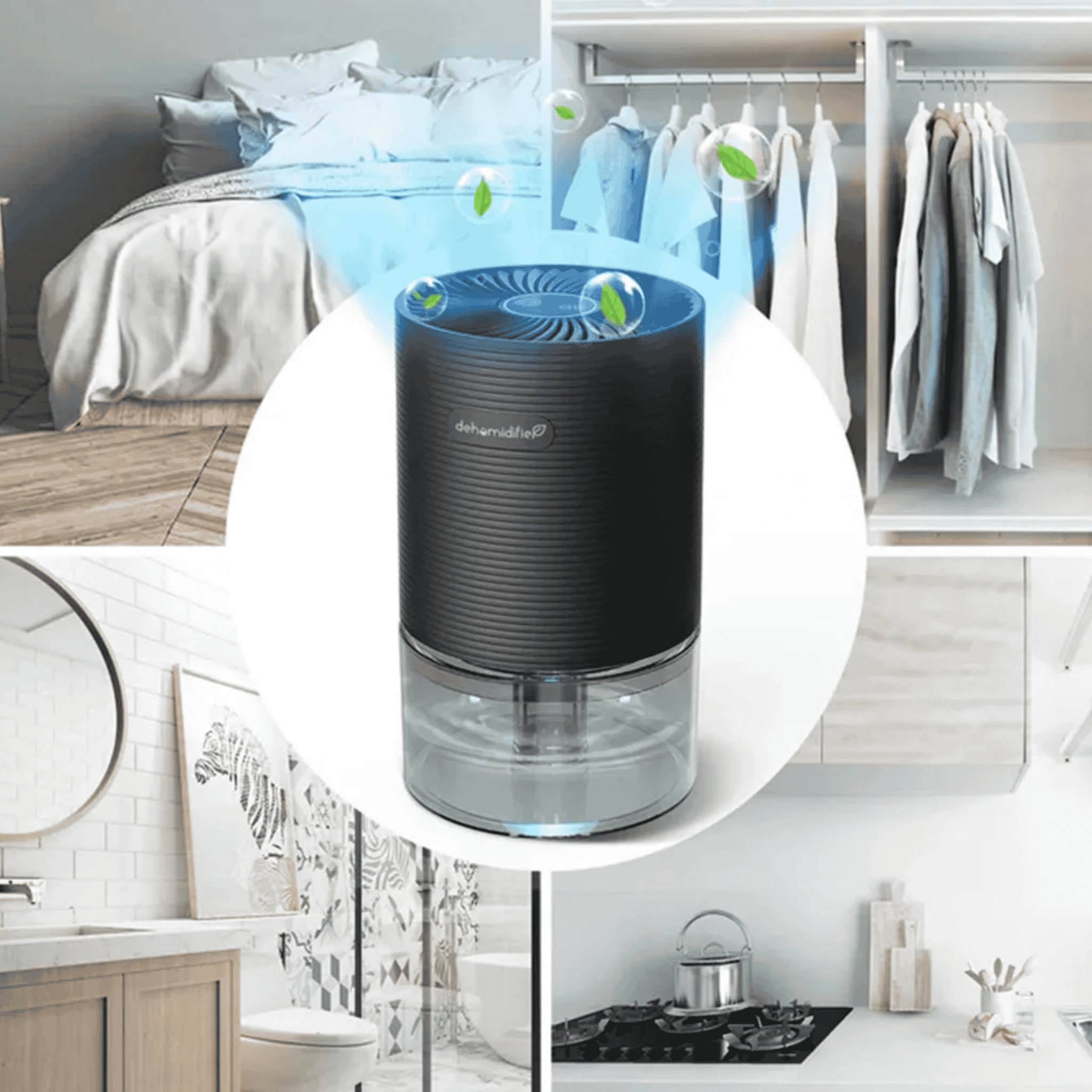 Airo Mini Dehumidifier – 750ml Silent-Home & Garden > Heating, Cooling & Air > Dehumidifiers-Laren Fete-Laren Fete
