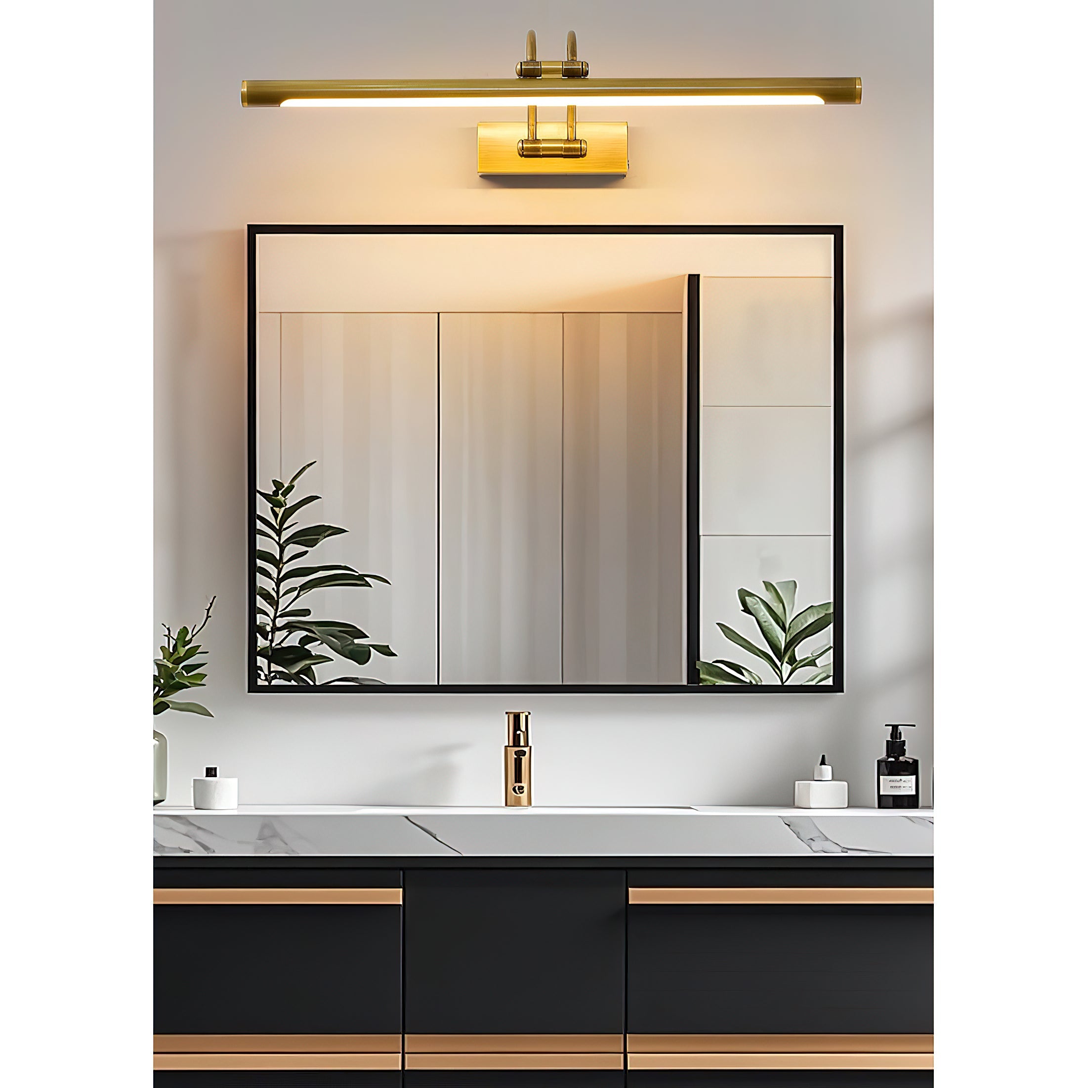 Alton Brass Picture Light-Home & Garden > Lighting > Picture Lights-Laren Fete-L 35cm x W 19cm / L 13.8″ x W 7.5″-Antique brass-Rechargeable + Remote control + Touch switch-Laren Fete