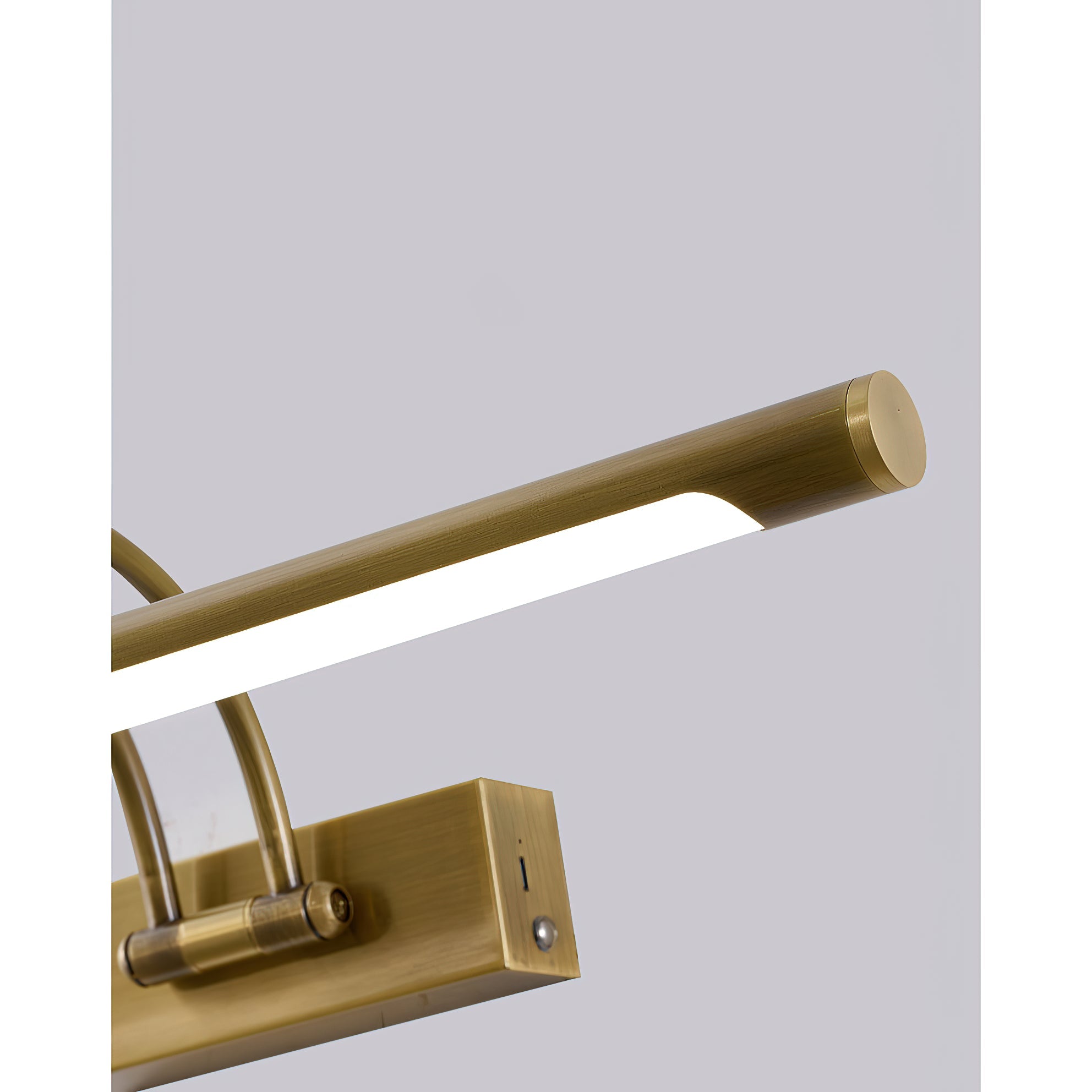 Alton Brass Picture Light-Home & Garden > Lighting > Picture Lights-Laren Fete-L 35cm x W 19cm / L 13.8″ x W 7.5″-Antique brass-Rechargeable + Remote control + Touch switch-Laren Fete