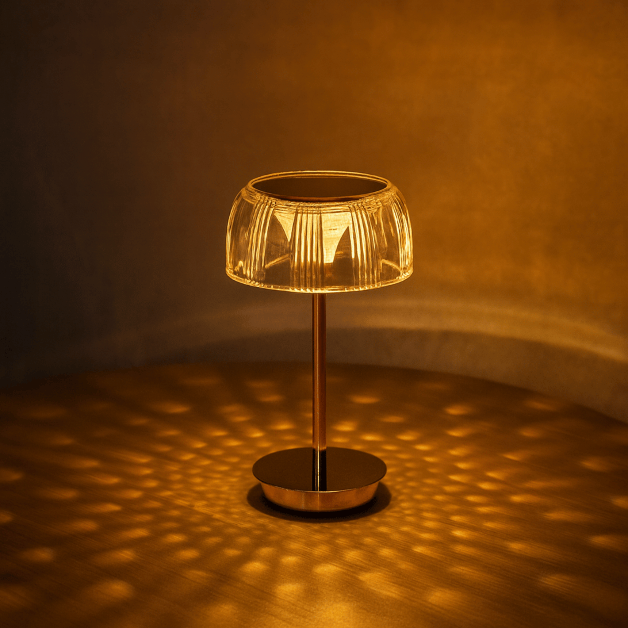 Aura Ribbed Cordless Table Lamp-Home & Garden > Lighting > Table Lamps-Laren Fete-Laren Fete