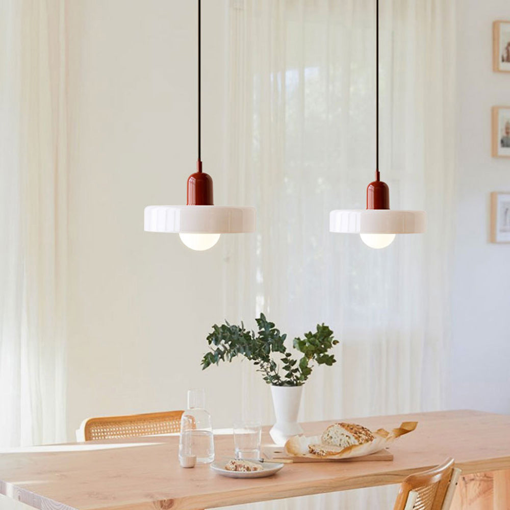 Bari Glass Pendant Light | Adjustable Height, Modern Kitchen Island Lighting 8