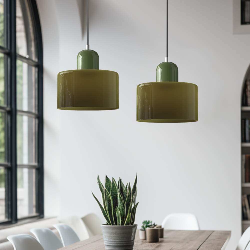 Bela Glass Pendant Light | Geometric Design, Modern Kitchen Lighting 3