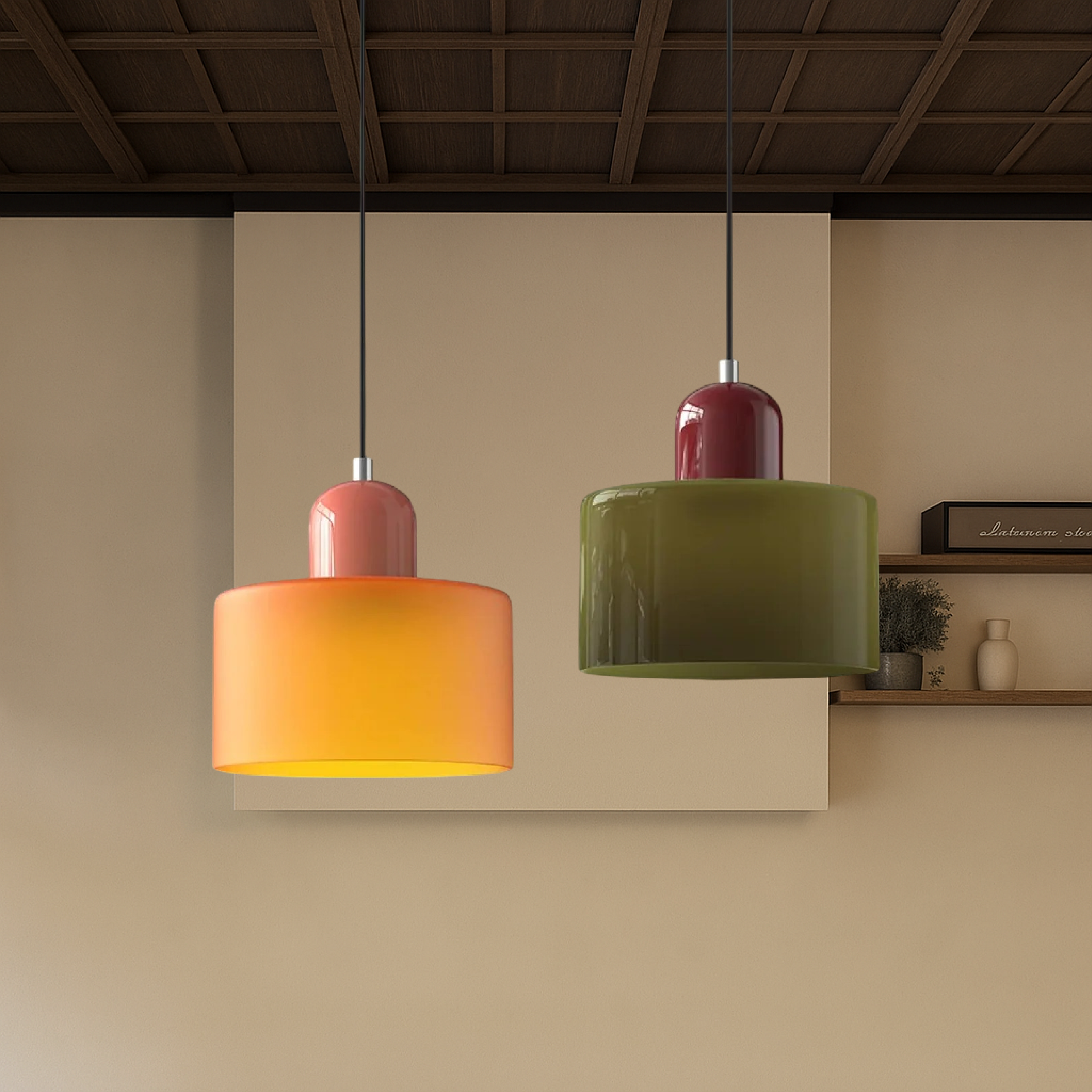 Bela Glass Pendant Light | Geometric Design, Modern Kitchen Lighting 5