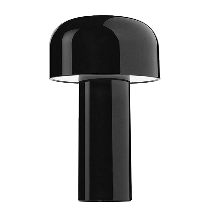 Bolla Cordless Mushroom Table Lamp-Home & Garden > Lighting > Table Lamps-Laren Fete-Black-Laren Fete