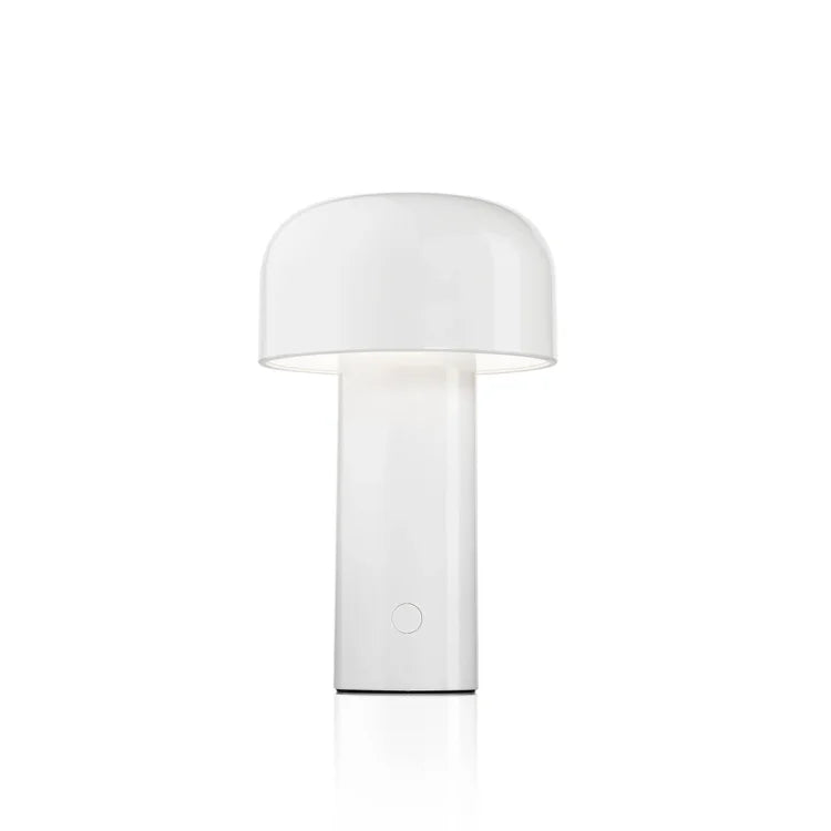 Bolla Cordless Mushroom Table Lamp-Home & Garden > Lighting > Table Lamps-Laren Fete-White-Laren Fete