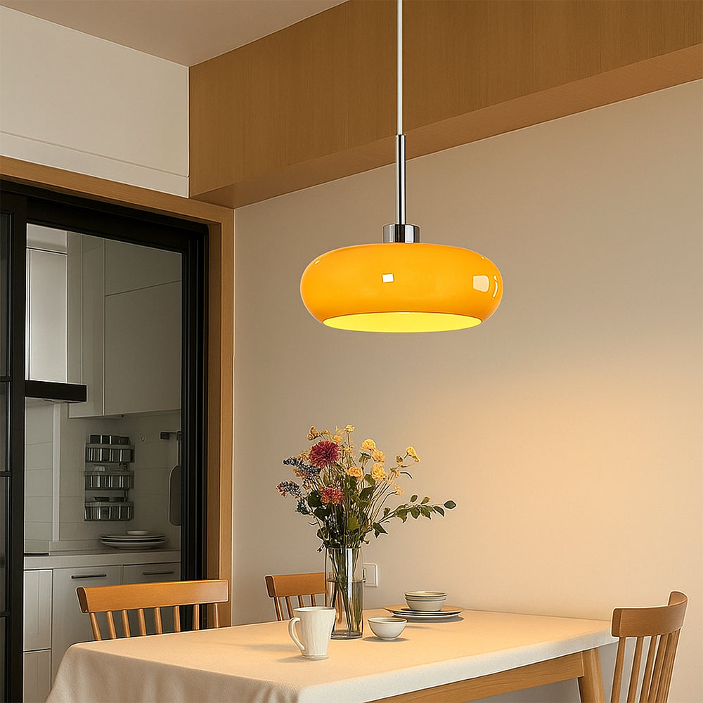 Breeza Glass Pendant Light | Adjustable Height, Kitchen Pendant Lighting 4