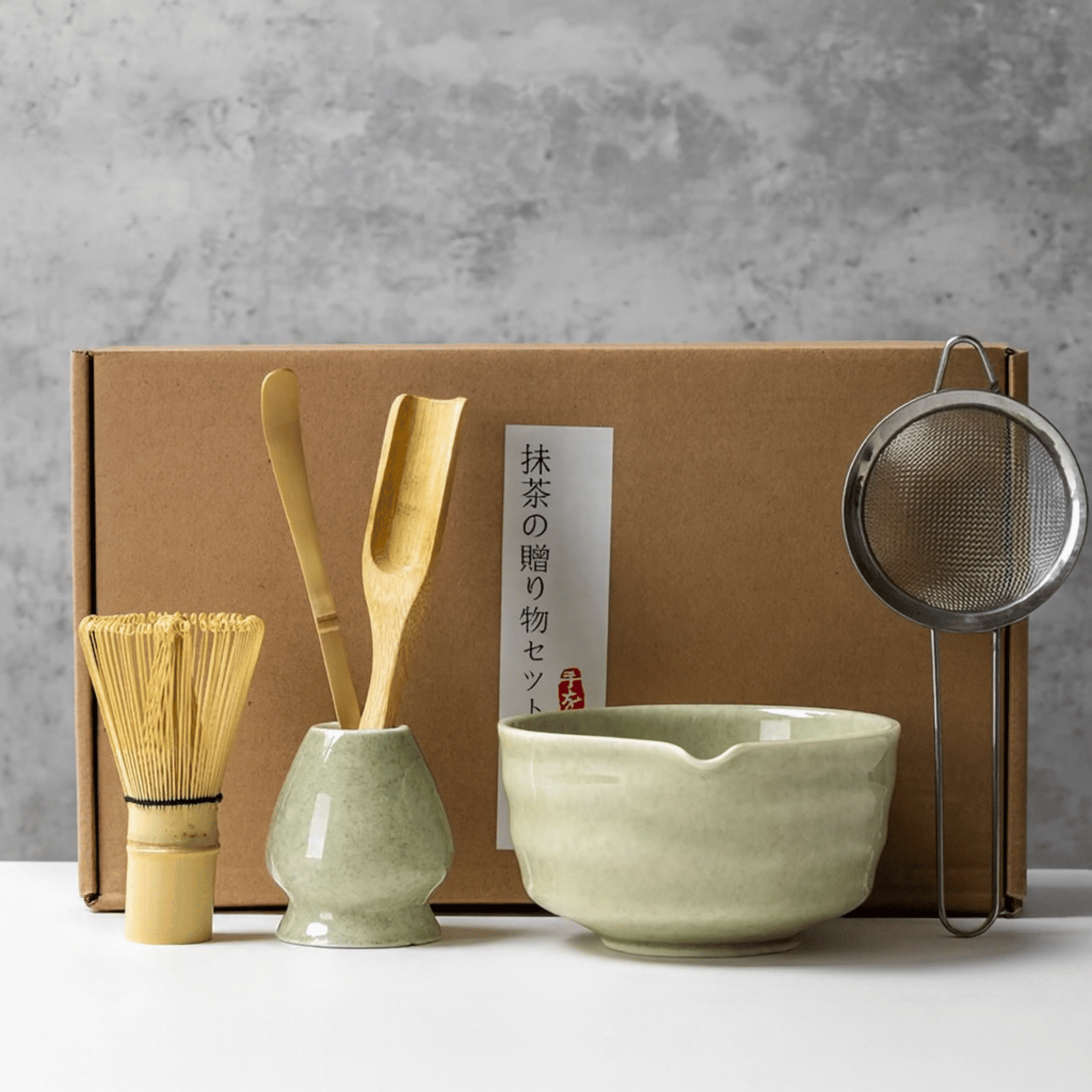 Chado Matcha Set – 6-Piece Ceramic & Bamboo-Home & Garden > Kitchen & Dining > Serveware > Tea Sets & Teapots-Laren Fete-Green Set-Laren Fete