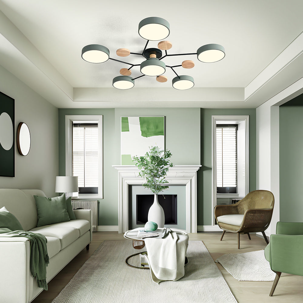 Cylindra Flush Mount Ceiling Light | Energy-Efficient LED, Modern Design 12