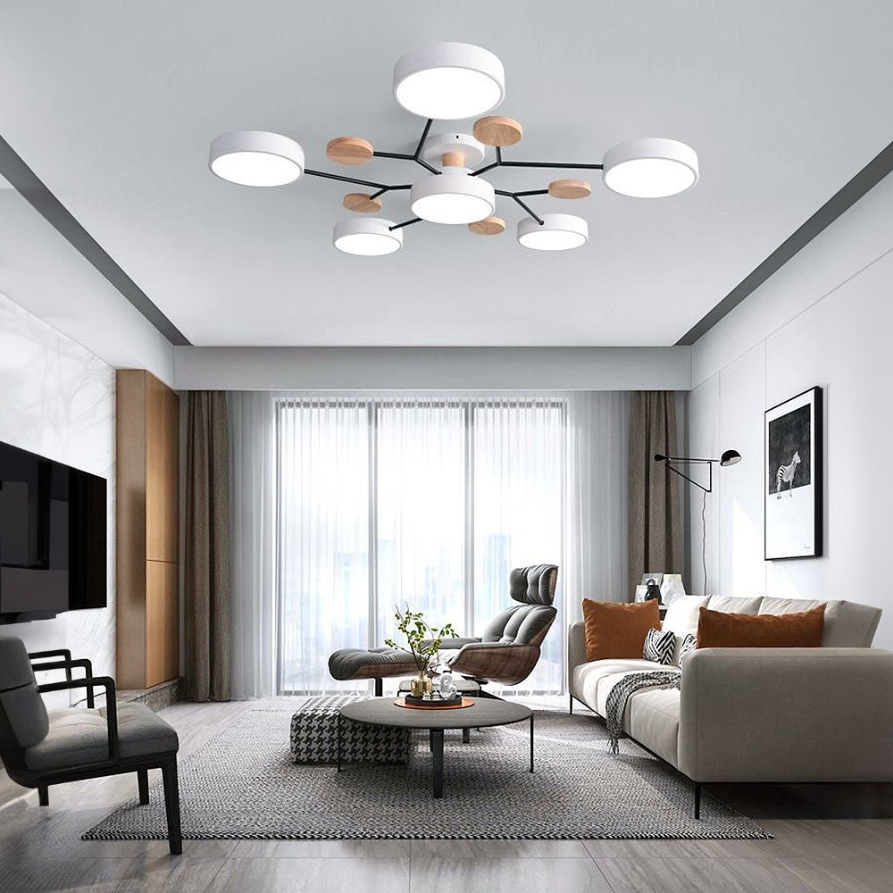 Cylindra Flush Mount Ceiling Light | Energy-Efficient LED, Modern Design 15