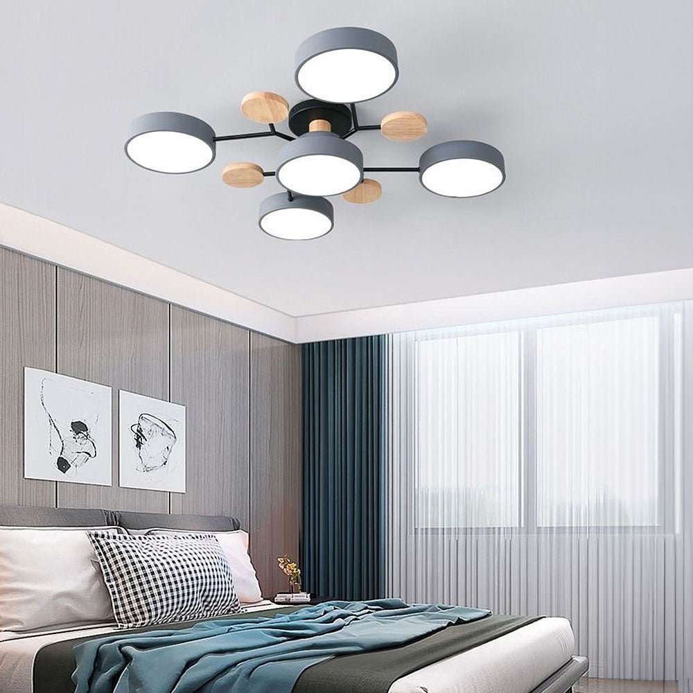 Cylindra Flush Mount Ceiling Light | Energy-Efficient LED, Modern Design 18