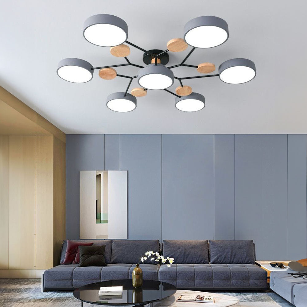 Cylindra Flush Mount Ceiling Light | Energy-Efficient LED, Modern Design 24