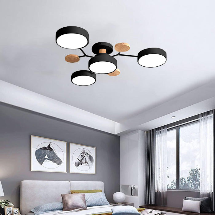 Cylindra Flush Mount Ceiling Light | Energy-Efficient LED, Modern Design 4