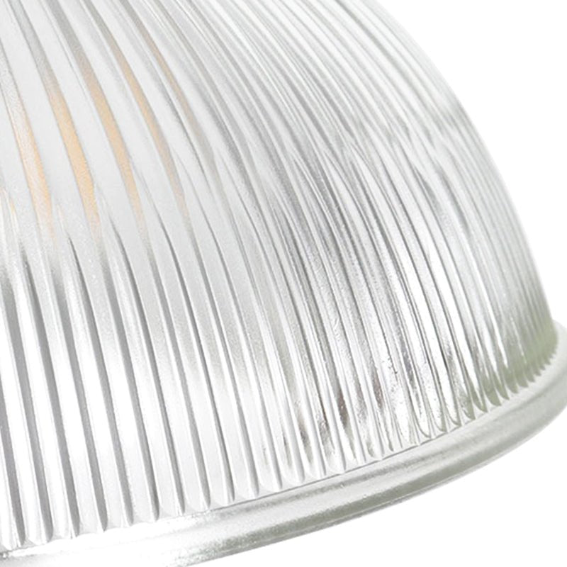 Dôme Ribbed Glass Pendant Light-Home & Garden > Lighting > Pendant Lights-Laren Fete-Small-Clear-Laren Fete
