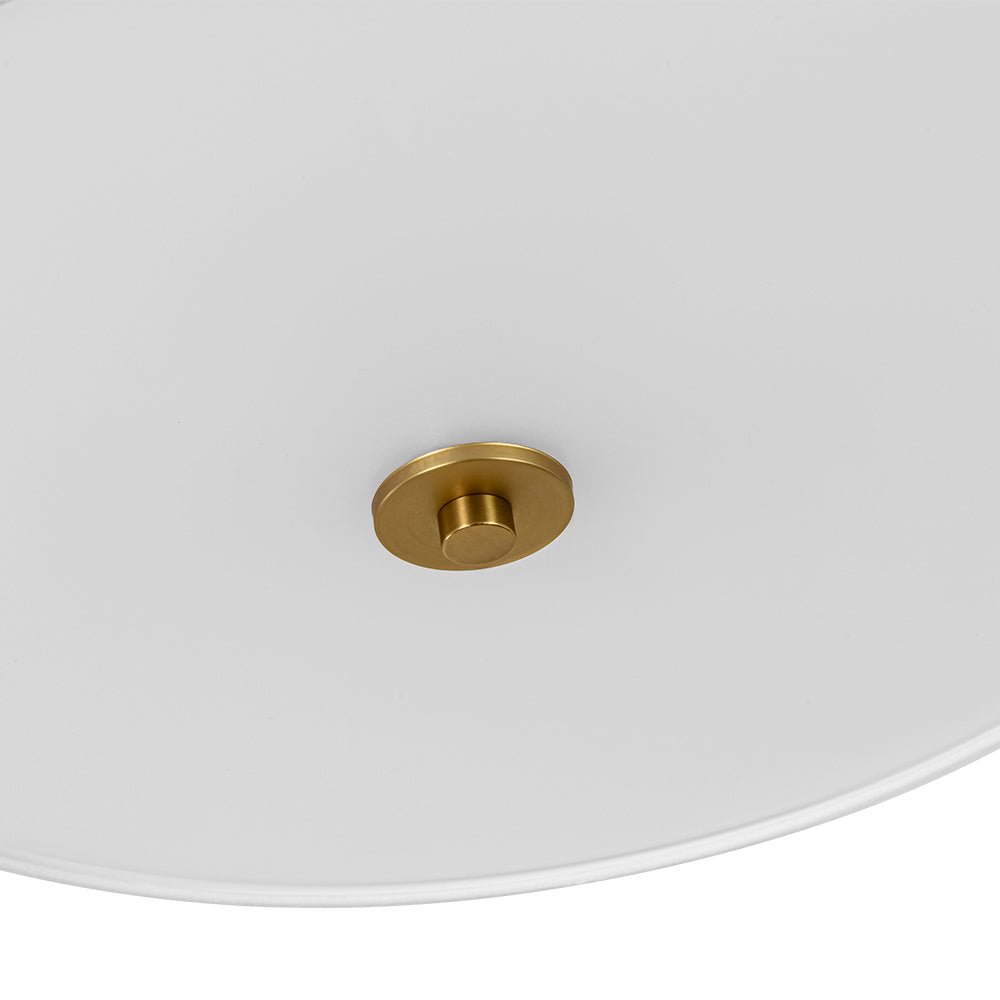 Eden Linen Drum Flush Mount-Home & Garden > Lighting > Ceiling Lights-Laren Fete-1-Tier-Laren Fete