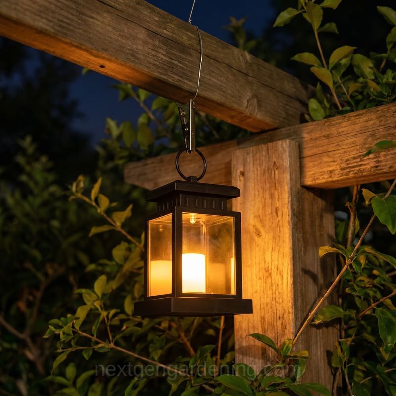 Ember Solar Flickering Candle Lantern-Home & Garden > Lighting > Outdoor Lighting > Decorative Outdoor Lighting-Laren Fete-Laren Fete
