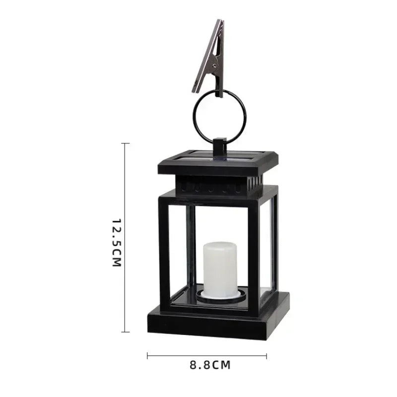 Ember Solar Flickering Candle Lantern-Home & Garden > Lighting > Outdoor Lighting > Decorative Outdoor Lighting-Laren Fete-Laren Fete