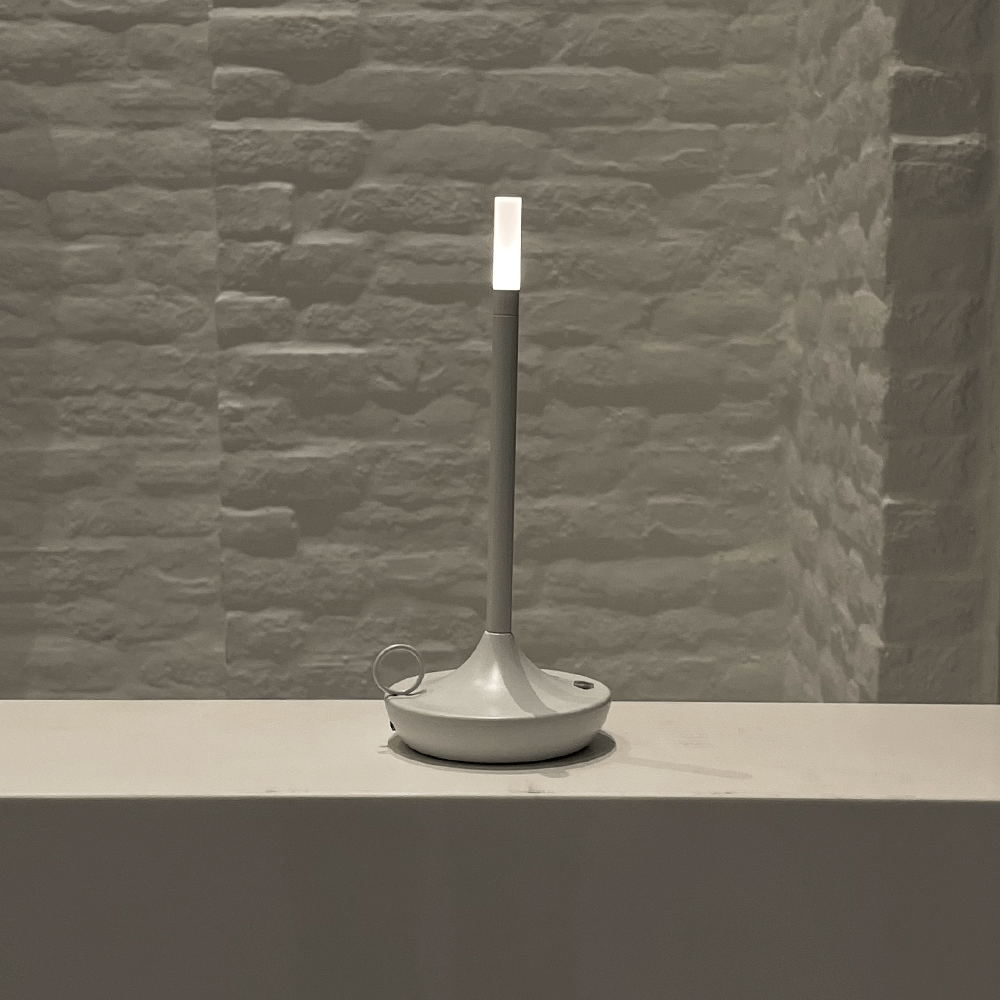 Flambeau Cordless Wick Table Lamp-Home & Garden > Lighting > Table Lamps-Laren Fete-Gold-Laren Fete