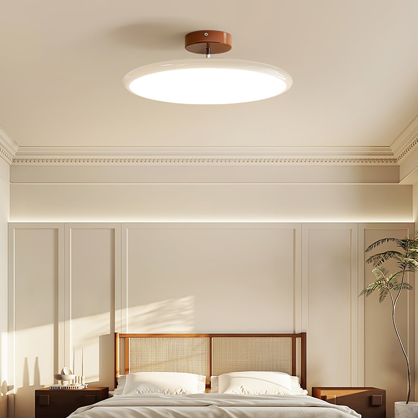 Fynex Flush Mount Ceiling Light | Colorful Metal and Acrylic, Adjustable Head 10