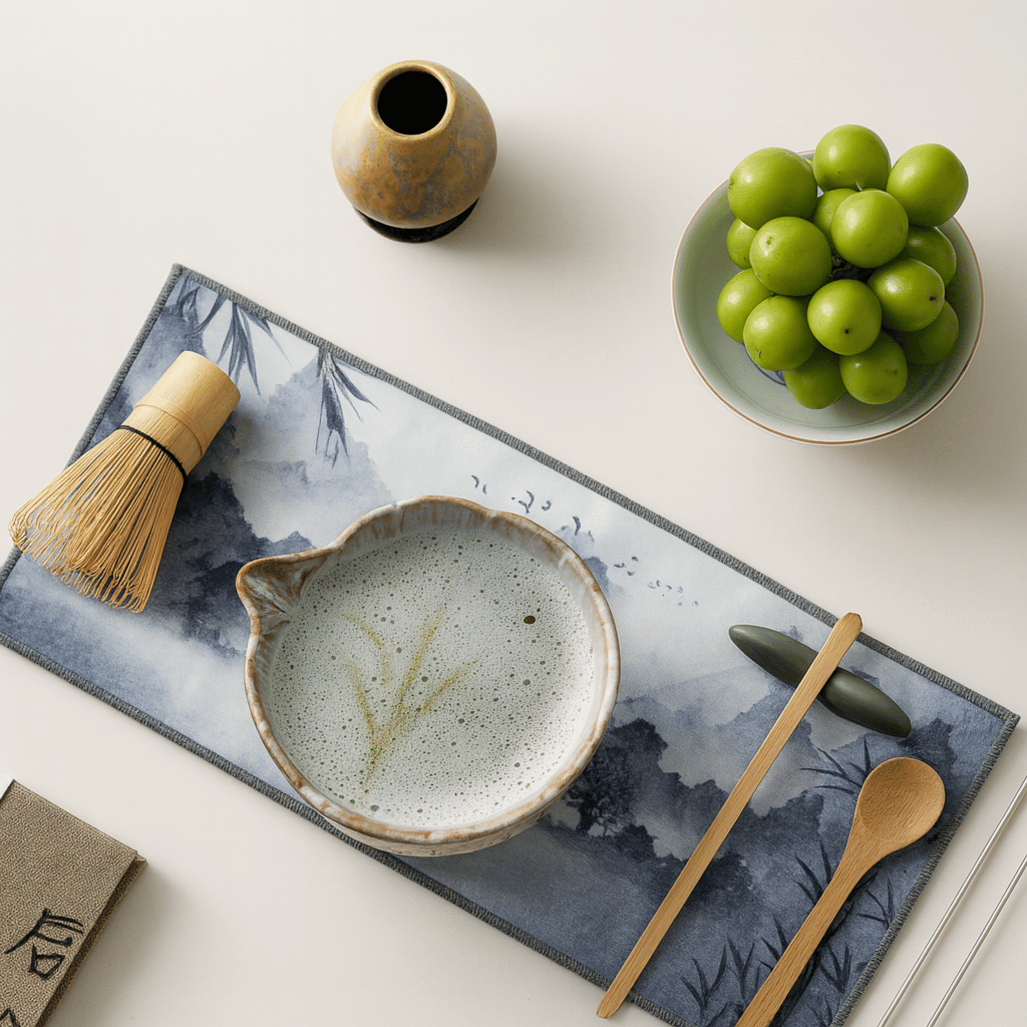HanaKyo Petal Matcha Set – 8-Piece Kiln-Glazed Ceremony Kit-Home & Garden > Kitchen & Dining > Serveware > Tea Sets & Teapots-Laren Fete-Glazed Pink-Laren Fete