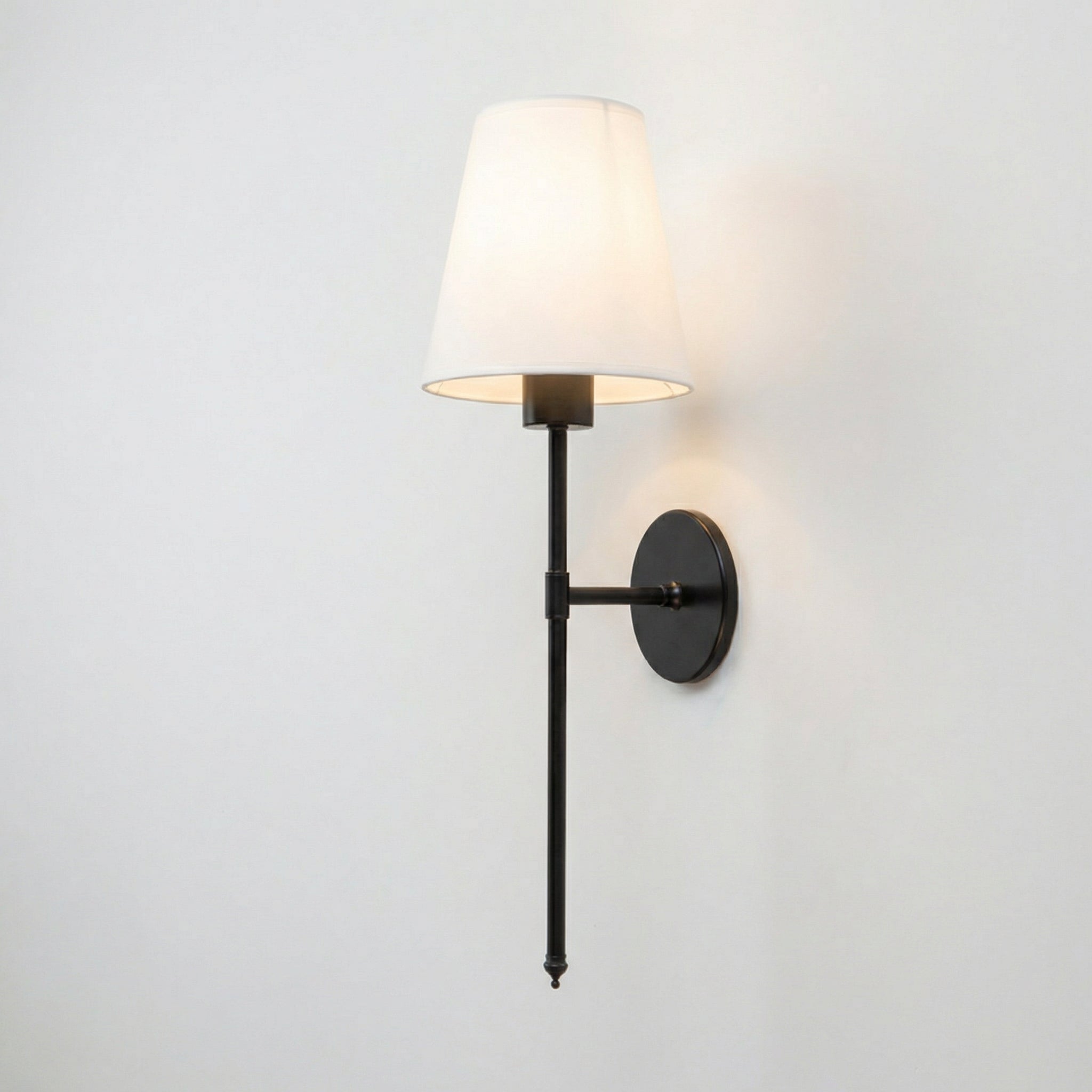 Haven Rechargeable Fabric Wall Sconce-Home & Garden > Lighting > Wall Lights & Sconces-Laren Fete-Black-Laren Fete
