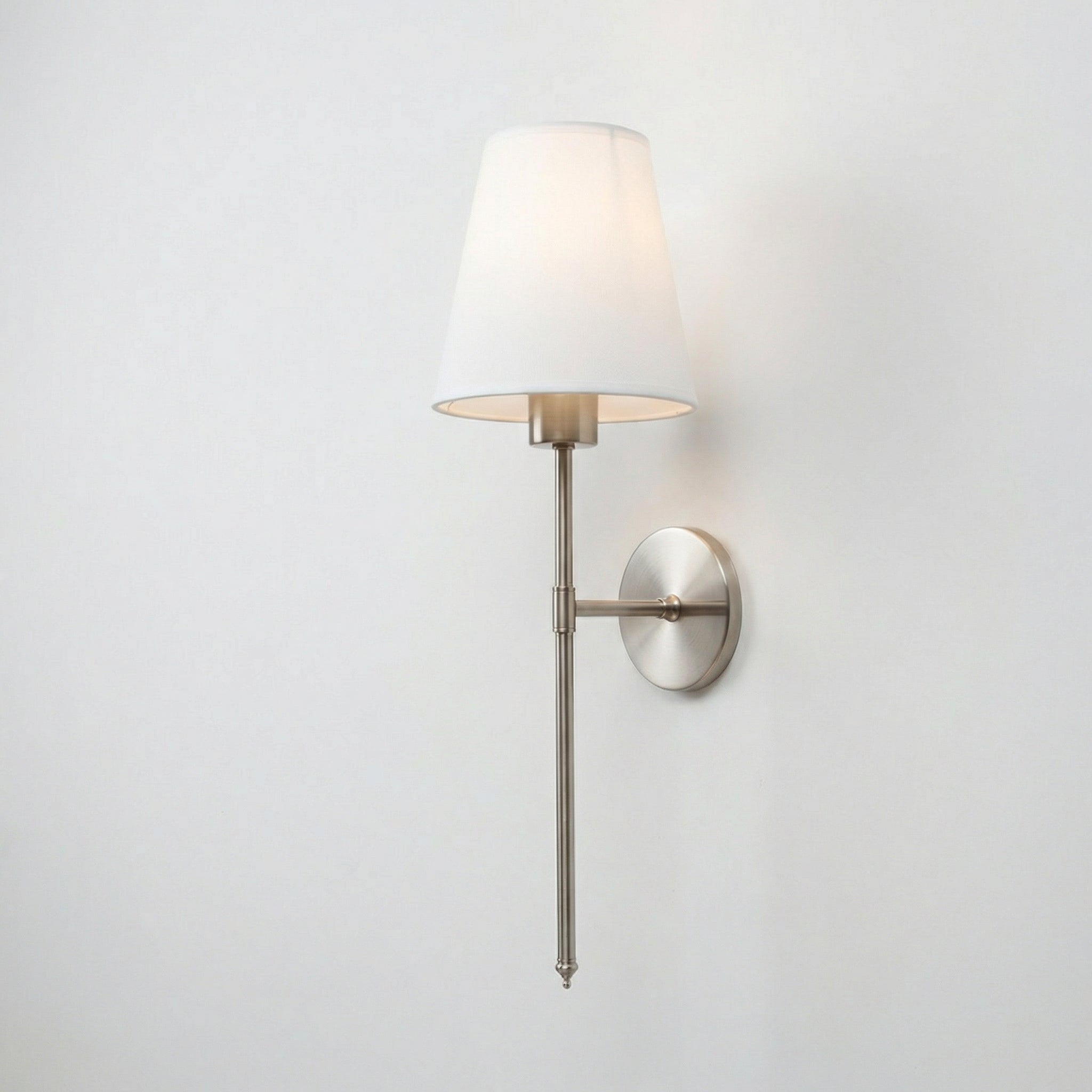 Haven Rechargeable Fabric Wall Sconce-Home & Garden > Lighting > Wall Lights & Sconces-Laren Fete-Silver-Laren Fete