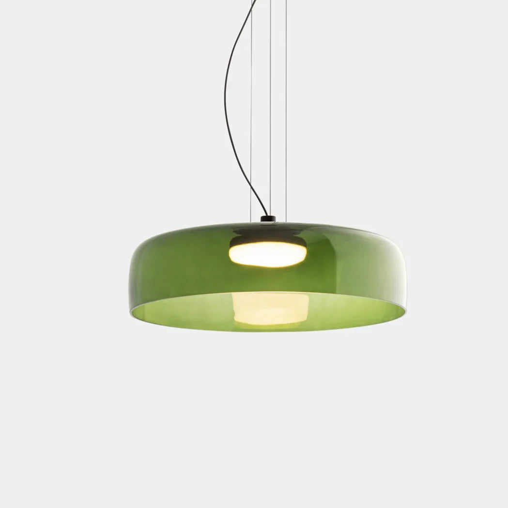 Imperial Glow Pendant Light | Layered Glass, Retro Style 0