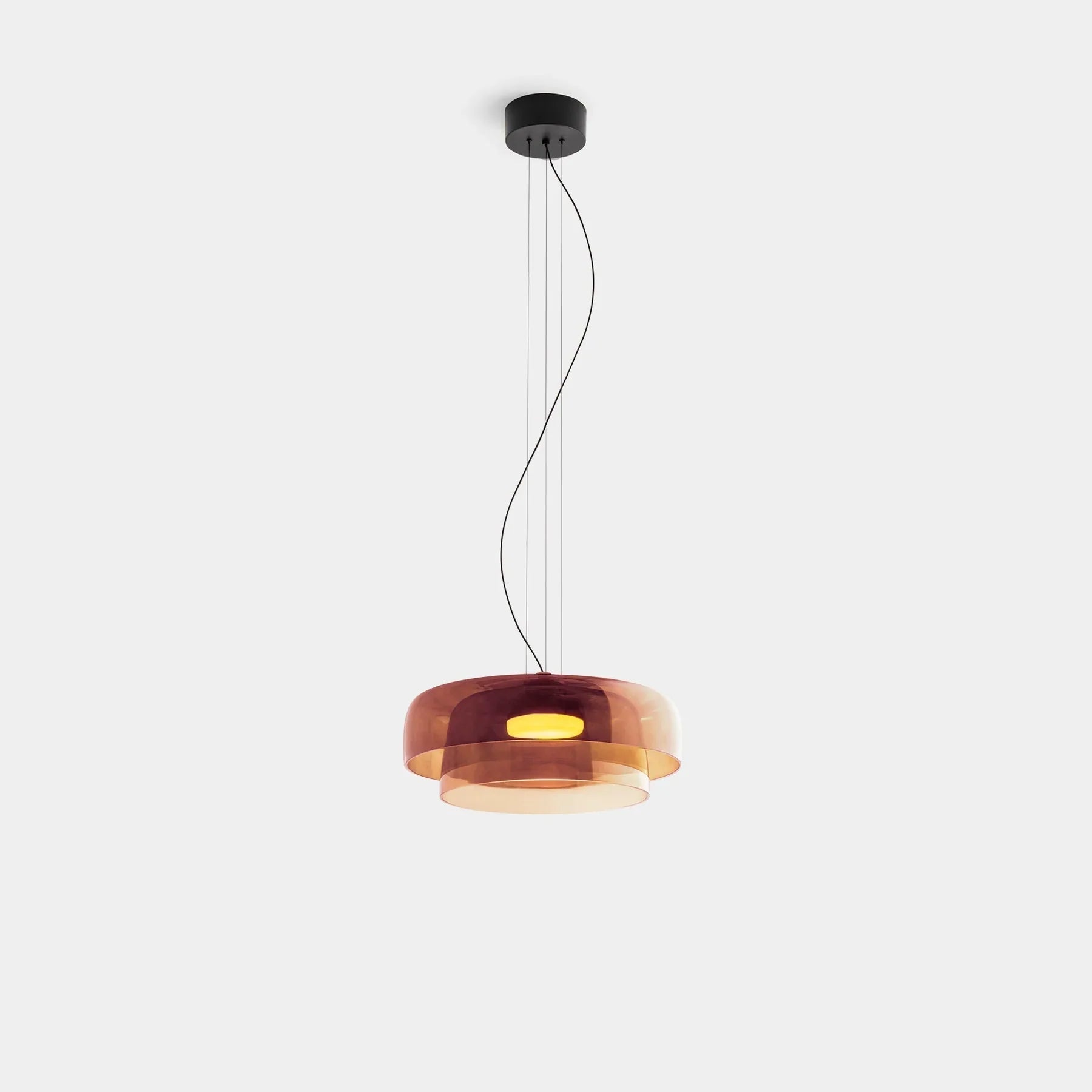 Imperial Glow Pendant Light | Layered Glass, Retro Style 2
