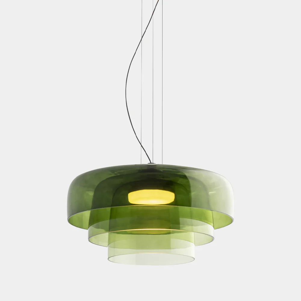 Imperial Glow Pendant Light | Layered Glass, Retro Style 6