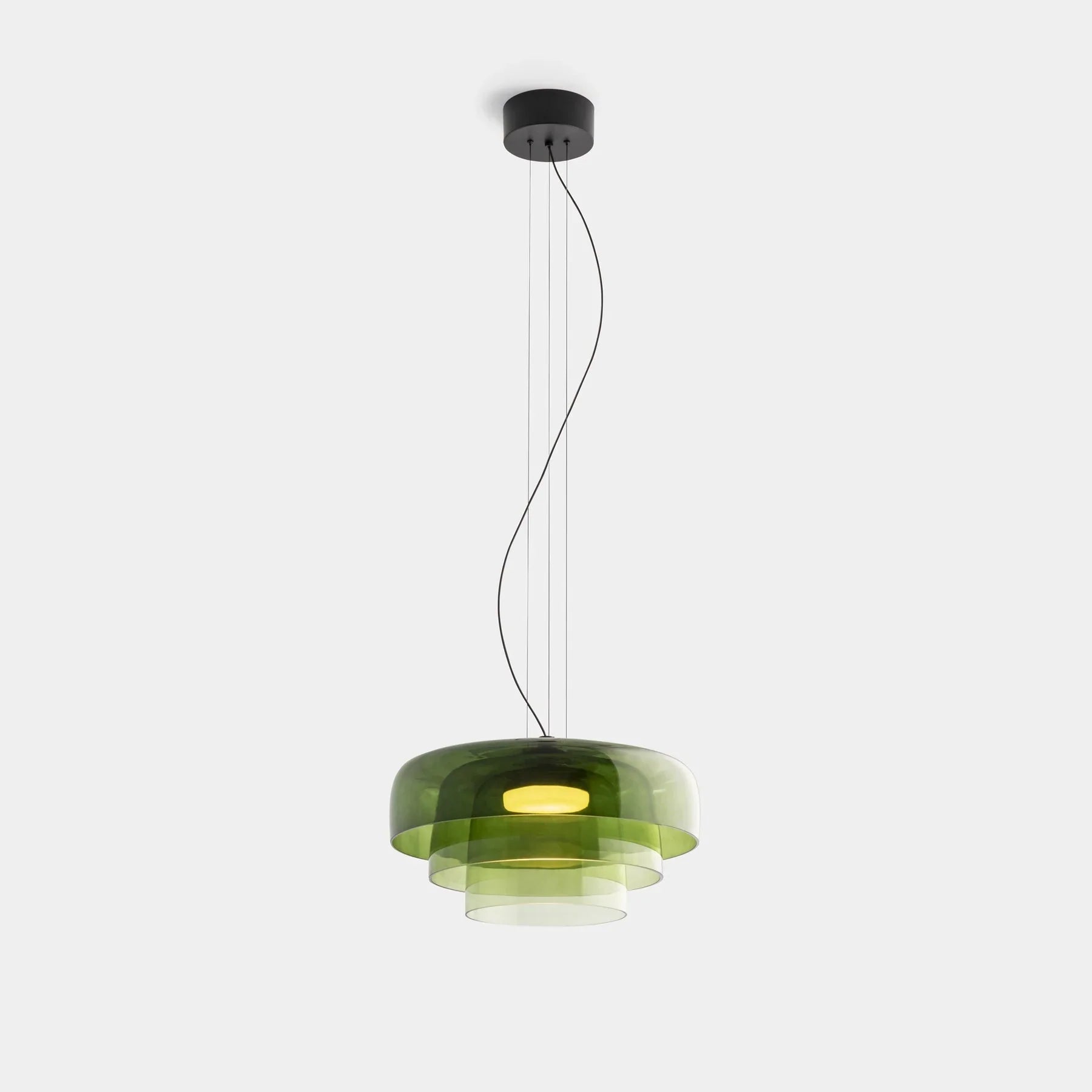 Imperial Glow Pendant Light | Layered Glass, Retro Style 7