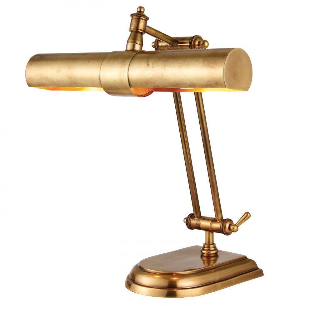 Inara Table Lamp | Solid Brass, Adjustable Height for Bedside or Desk 0