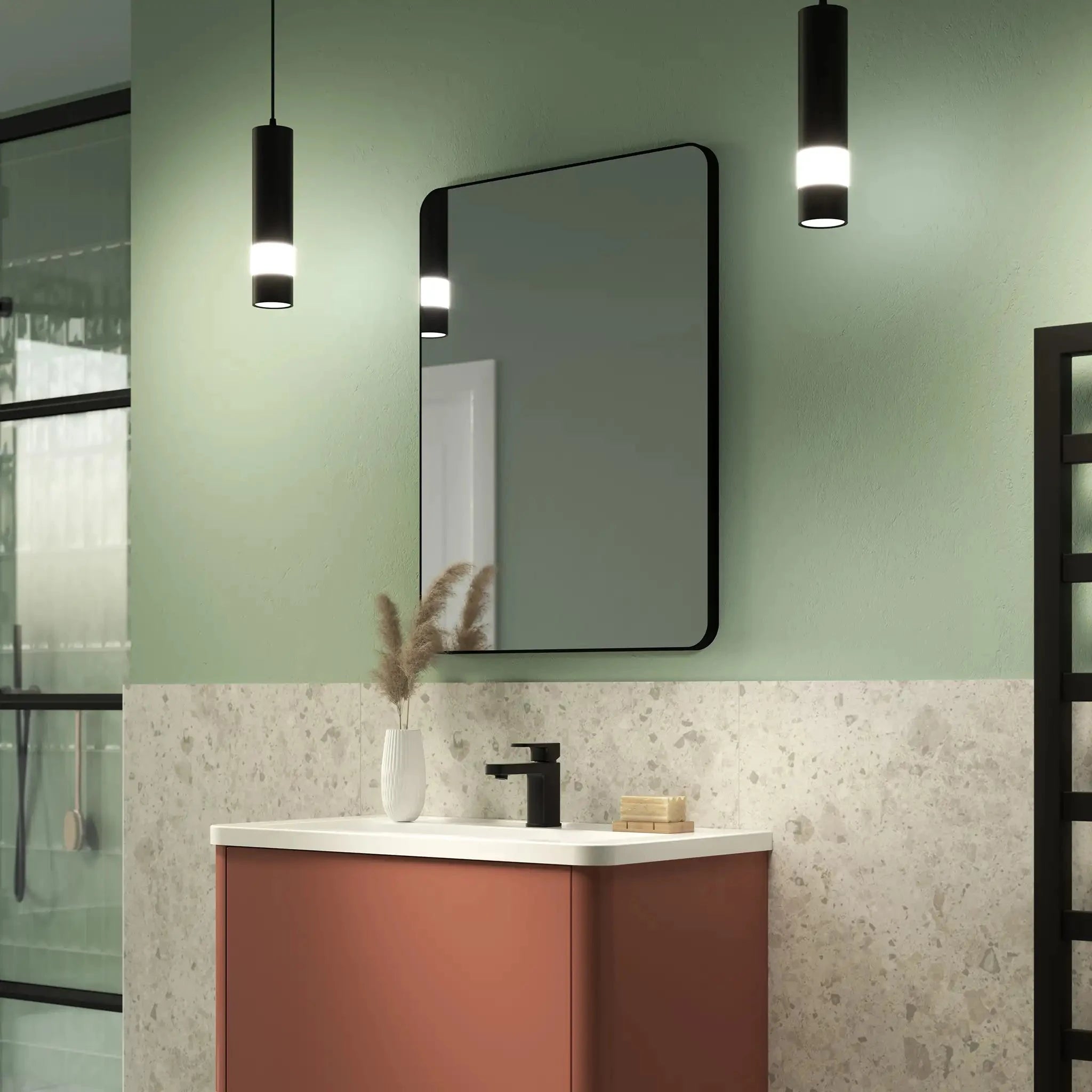 Jett Bathroom Mirror | Slim Frame, Rotatable Design 10