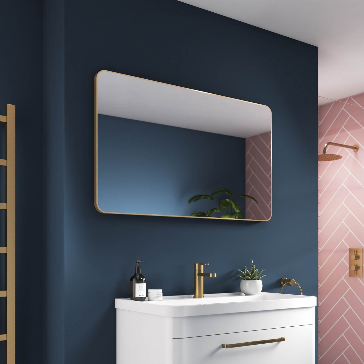 Jett Bathroom Mirror | Slim Frame, Rotatable Design 12