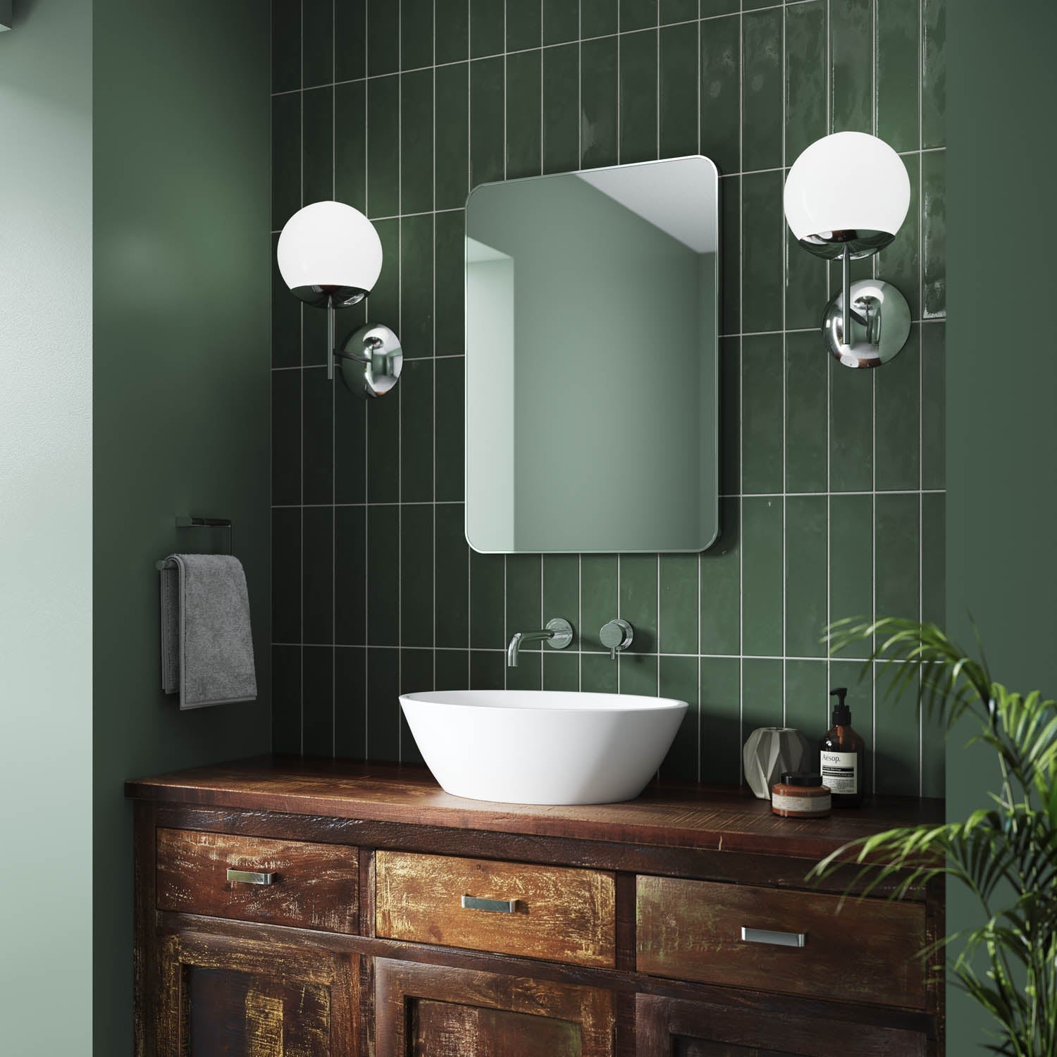 Jett Bathroom Mirror | Slim Frame, Rotatable Design 14