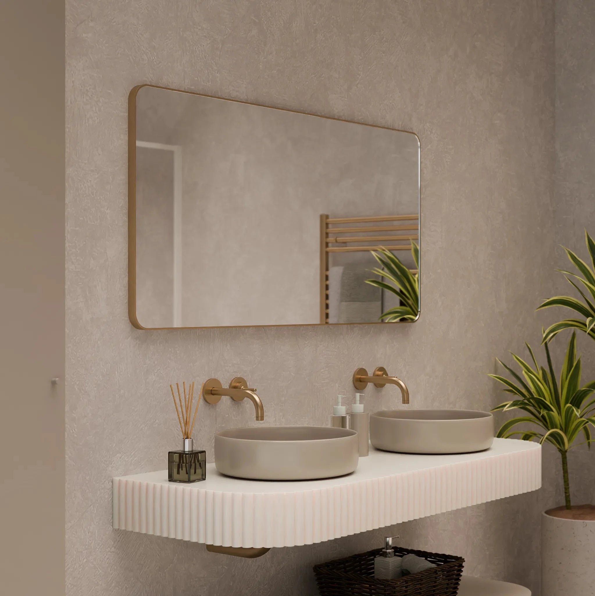 Jett Bathroom Mirror | Slim Frame, Rotatable Design 16