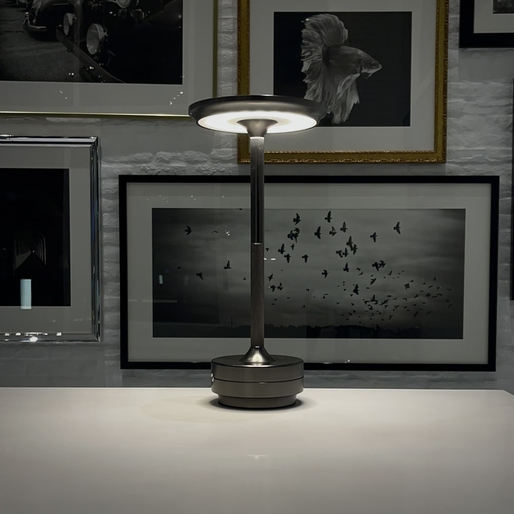 Kova Aluminium Cordless Table Lamp-Home & Garden > Lighting > Table Lamps-Laren Fete-Gold-Laren Fete