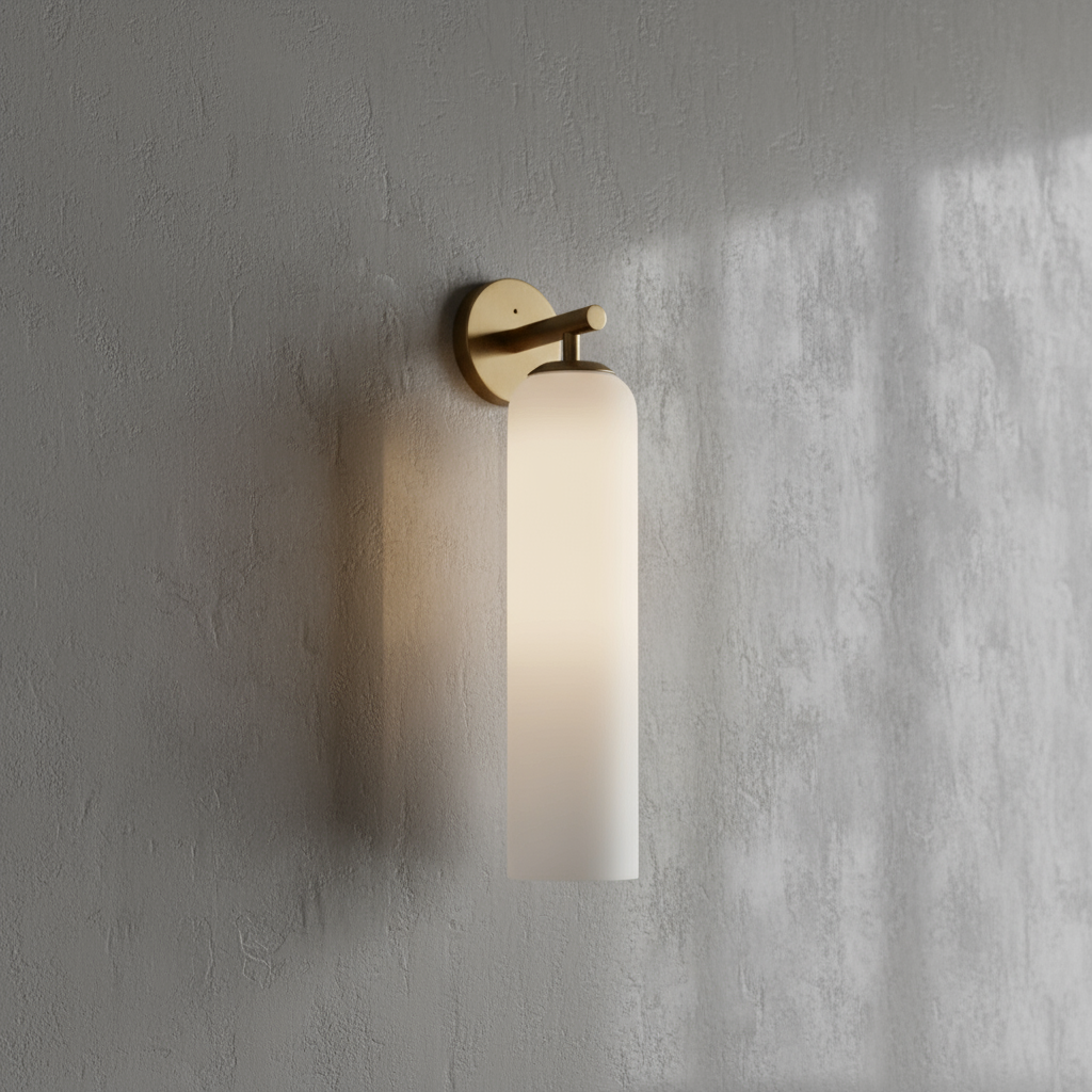 Liviana Glass Globe Wall Sconce-Home & Garden > Lighting > Wall Lights & Sconces-Laren Fete-Milk White-Gold-Laren Fete