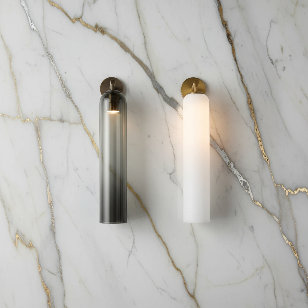 Liviana Glass Globe Wall Sconce-Home & Garden > Lighting > Wall Lights & Sconces-Laren Fete-Milk White-Gold-Laren Fete