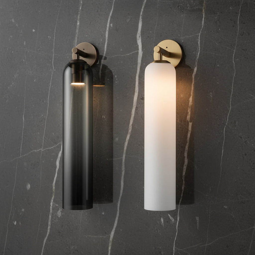 Liviana Glass Globe Wall Sconce-Home & Garden > Lighting > Wall Lights & Sconces-Laren Fete-Milk White-Gold-Laren Fete