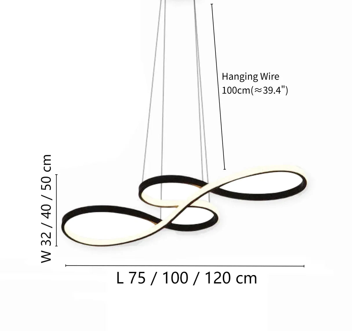 Lumin Black Pendant Light | Dimmable Metal, Modern Kitchen Island Lighting 3