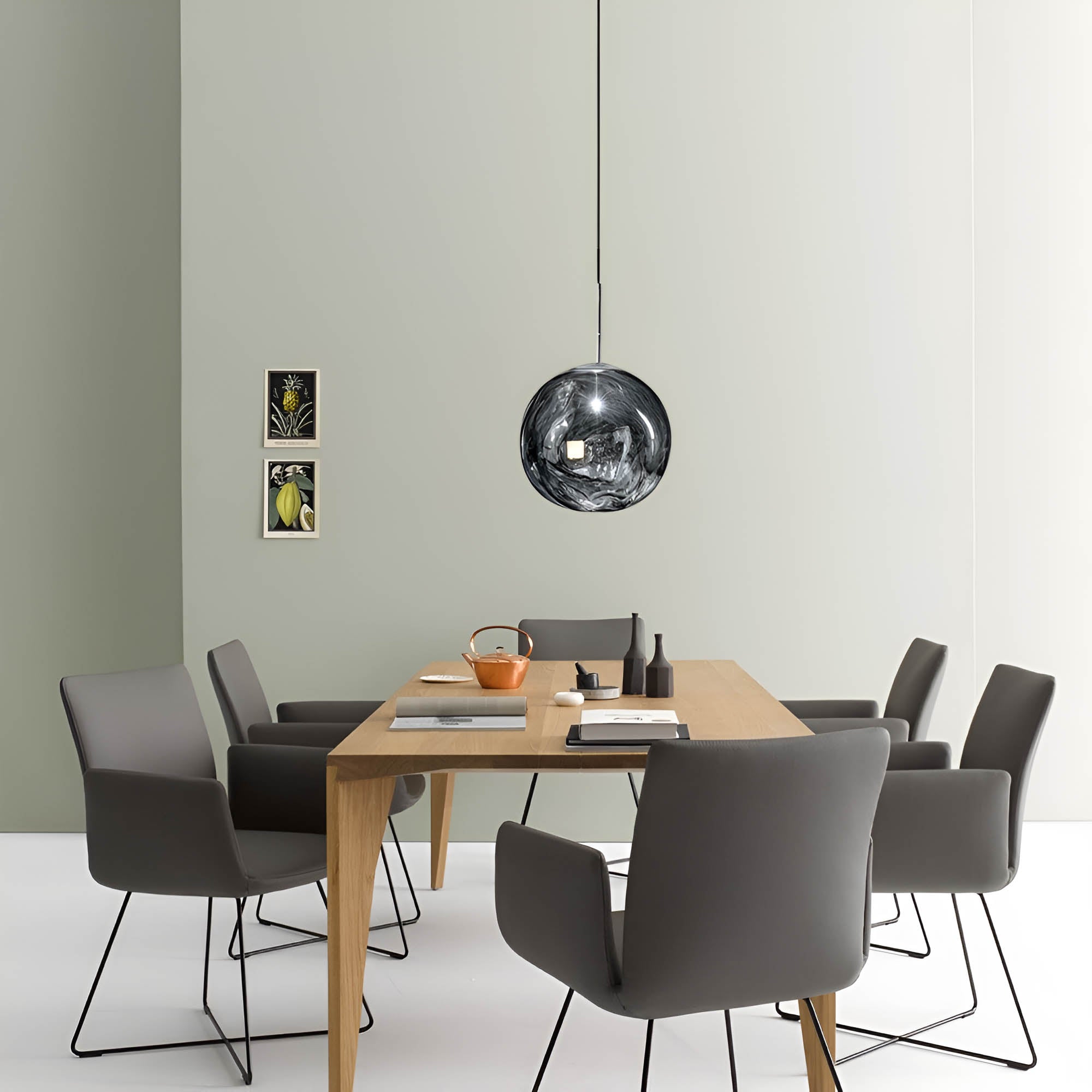 Luna Pendant Light | Handmade Acrylic, Modern Kitchen Island Lighting 3