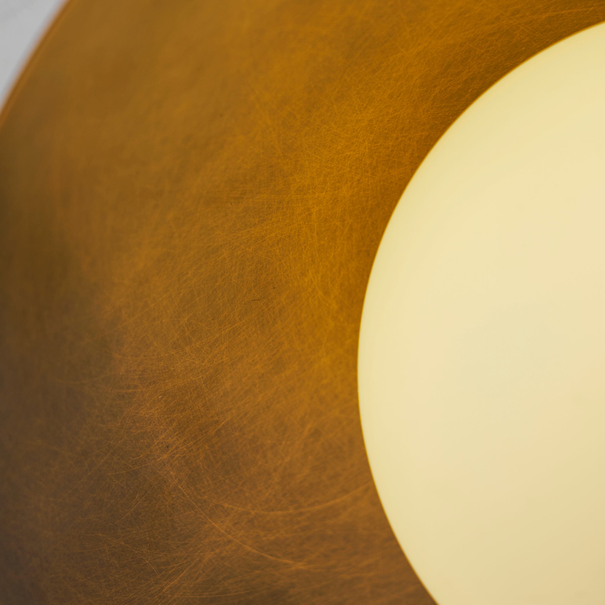 Marie Brass Dome Ceiling Lamp-Home & Garden > Lighting > Ceiling Lights-Laren Fete-D 25.5cm x H 23cm / ∅ 10″ x H 9.1″-Antique Brass-Glass Lampshade-Laren Fete