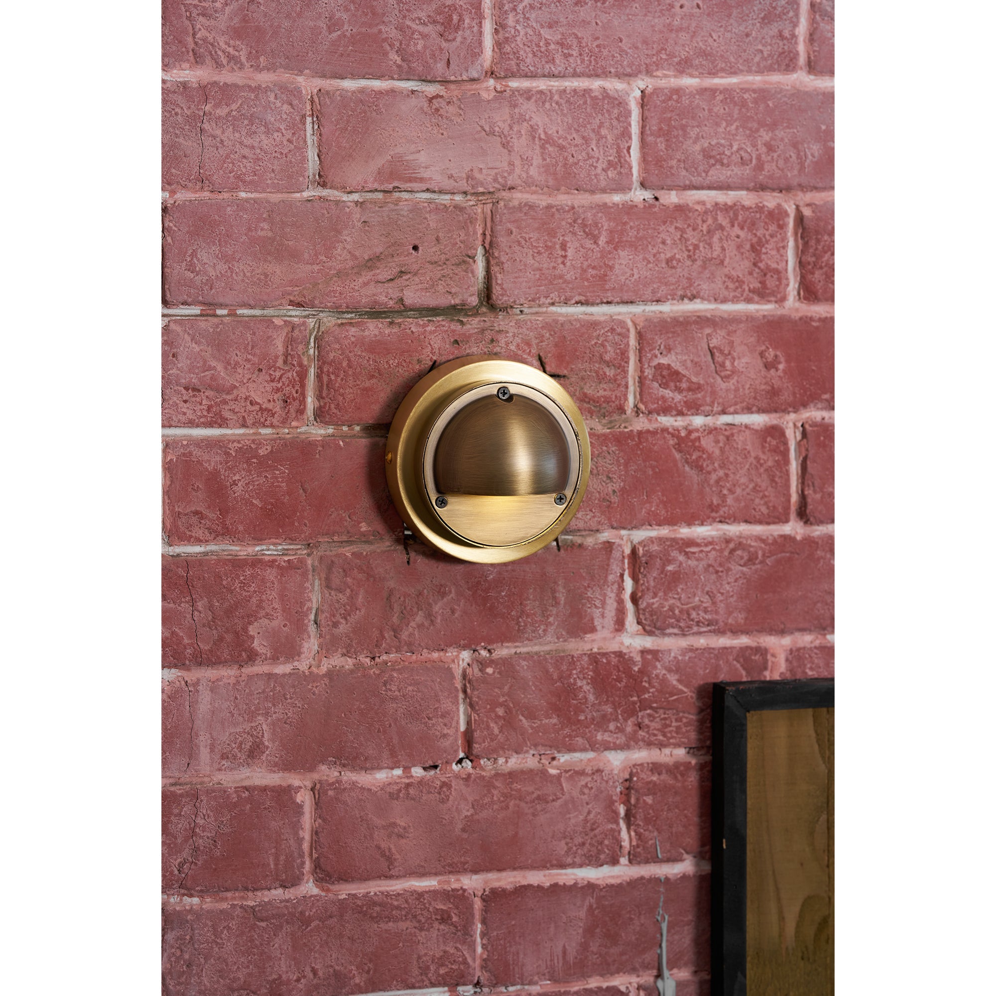 Marin Brass Wall Sconce-Home & Garden > Lighting > Wall Lights & Sconces-Laren Fete-D 10cm x W 5cm x H 10cm / ∅ 3.9″ x W 2″ x H 3.9″-Antique Brass-Laren Fete