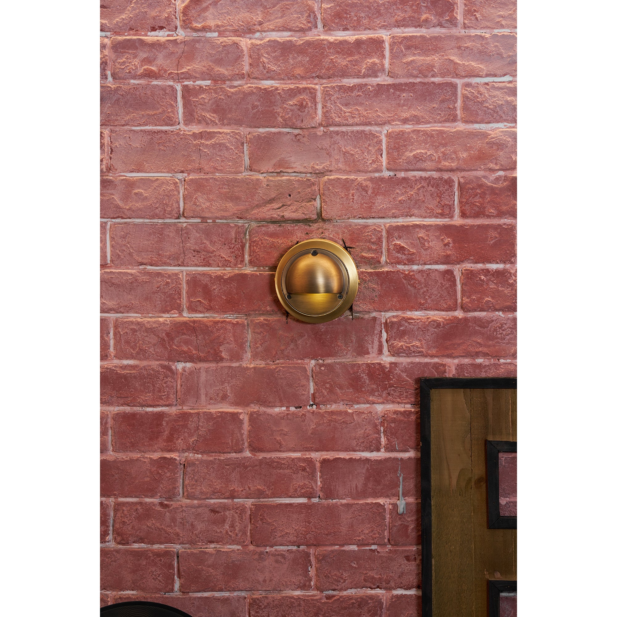 Marin Brass Wall Sconce-Home & Garden > Lighting > Wall Lights & Sconces-Laren Fete-D 10cm x W 5cm x H 10cm / ∅ 3.9″ x W 2″ x H 3.9″-Antique Brass-Laren Fete