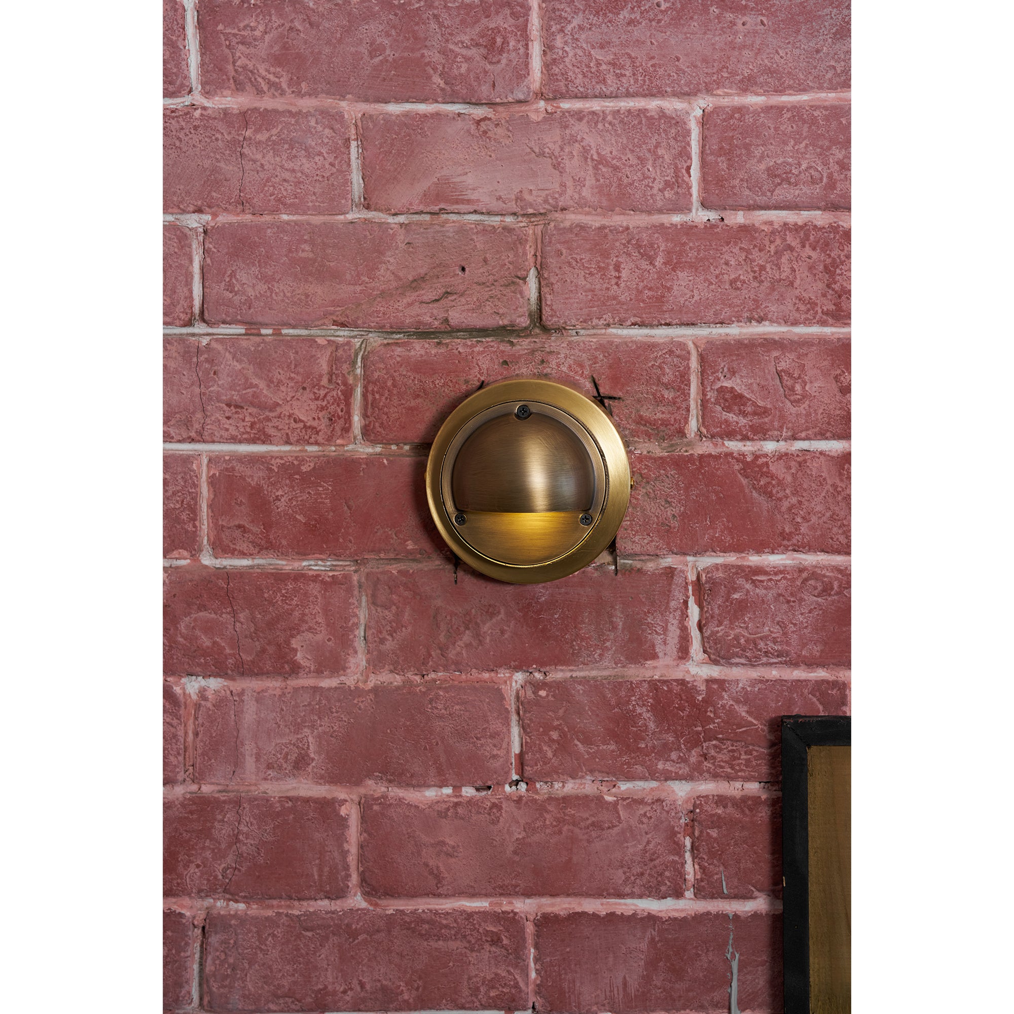Marin Brass Wall Sconce-Home & Garden > Lighting > Wall Lights & Sconces-Laren Fete-D 10cm x W 5cm x H 10cm / ∅ 3.9″ x W 2″ x H 3.9″-Antique Brass-Laren Fete