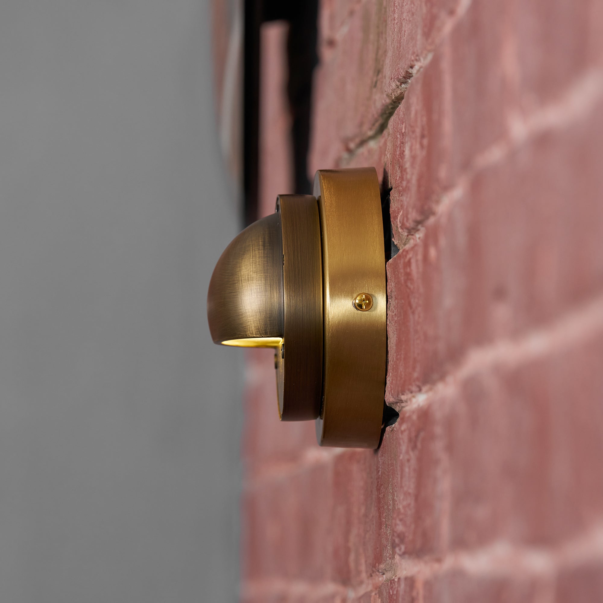 Marin Brass Wall Sconce-Home & Garden > Lighting > Wall Lights & Sconces-Laren Fete-D 10cm x W 5cm x H 10cm / ∅ 3.9″ x W 2″ x H 3.9″-Antique Brass-Laren Fete