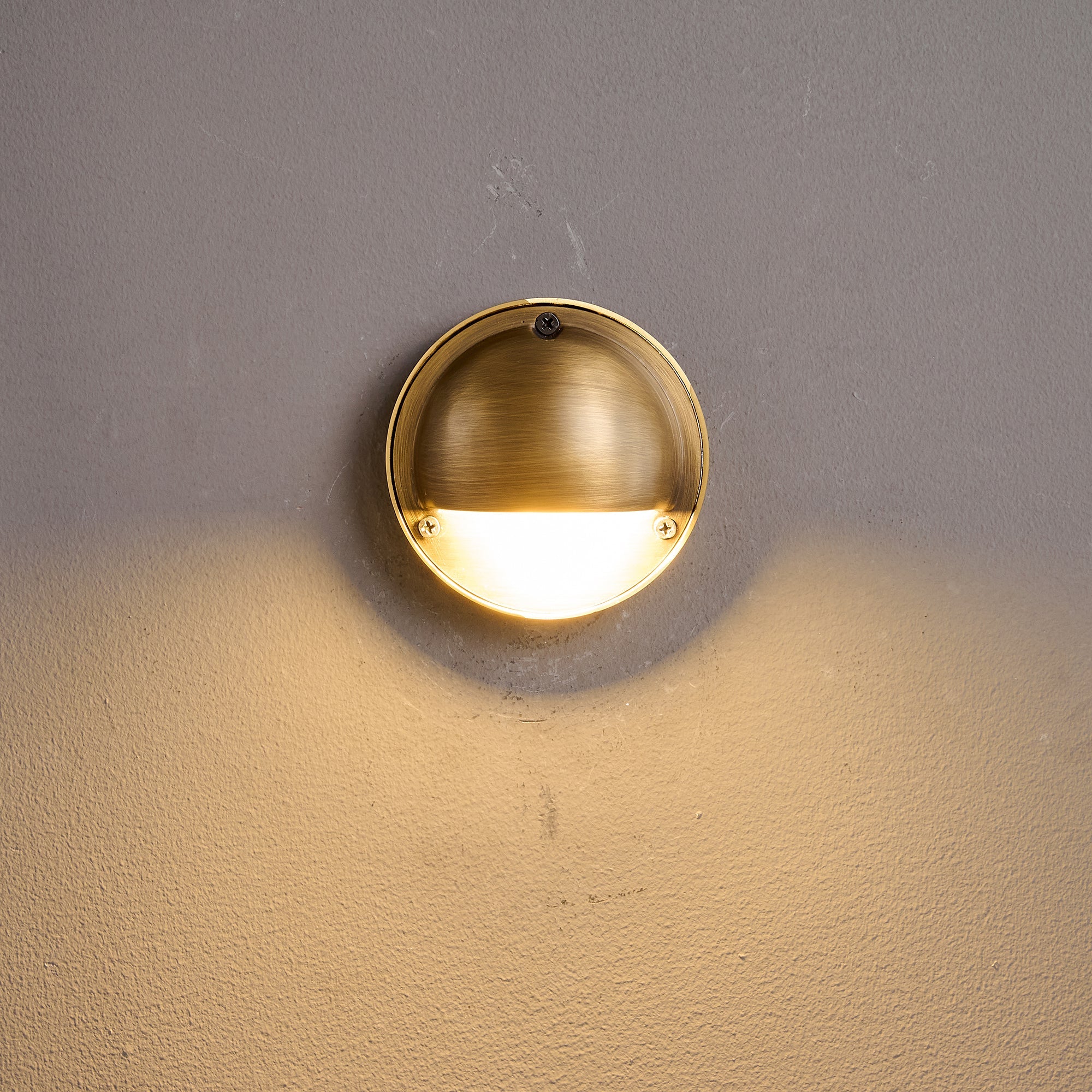 Marin Brass Wall Sconce-Home & Garden > Lighting > Wall Lights & Sconces-Laren Fete-D 10cm x W 5cm x H 10cm / ∅ 3.9″ x W 2″ x H 3.9″-Antique Brass-Laren Fete