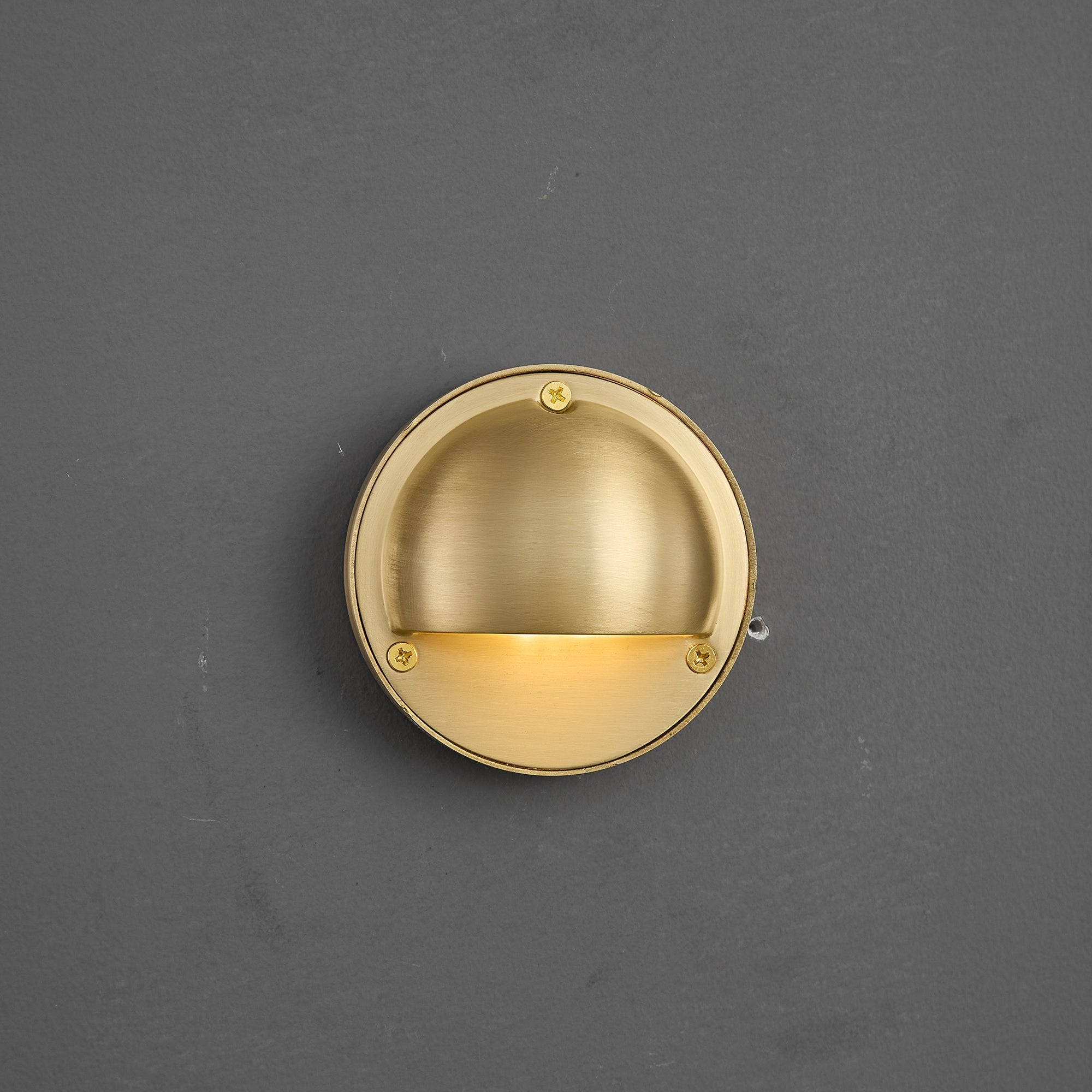 Marin Brass Wall Sconce-Home & Garden > Lighting > Wall Lights & Sconces-Laren Fete-D 10cm x W 5cm x H 10cm / ∅ 3.9″ x W 2″ x H 3.9″-Antique Brass-Laren Fete