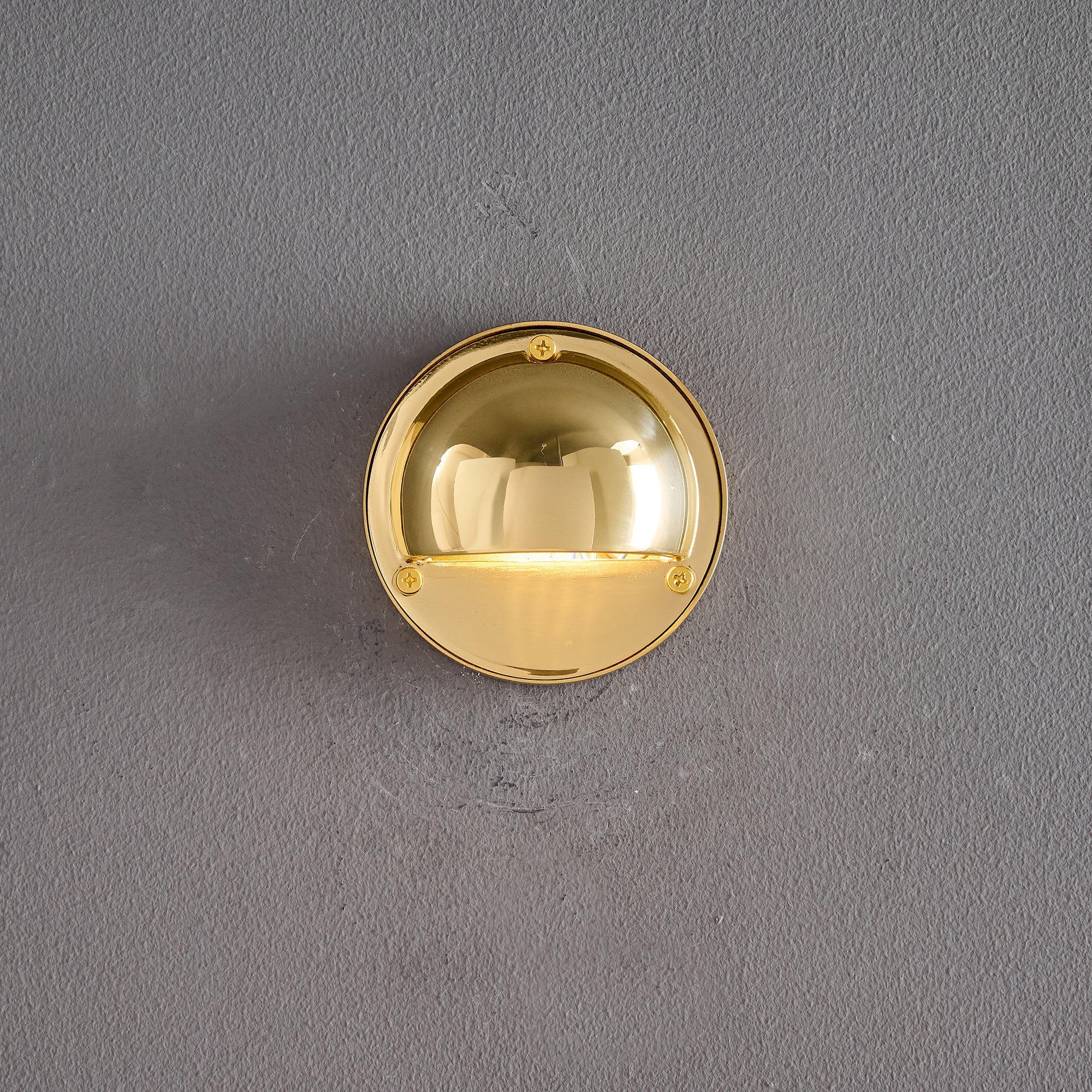 Marin Brass Wall Sconce-Home & Garden > Lighting > Wall Lights & Sconces-Laren Fete-D 10cm x W 5cm x H 10cm / ∅ 3.9″ x W 2″ x H 3.9″-Antique Brass-Laren Fete